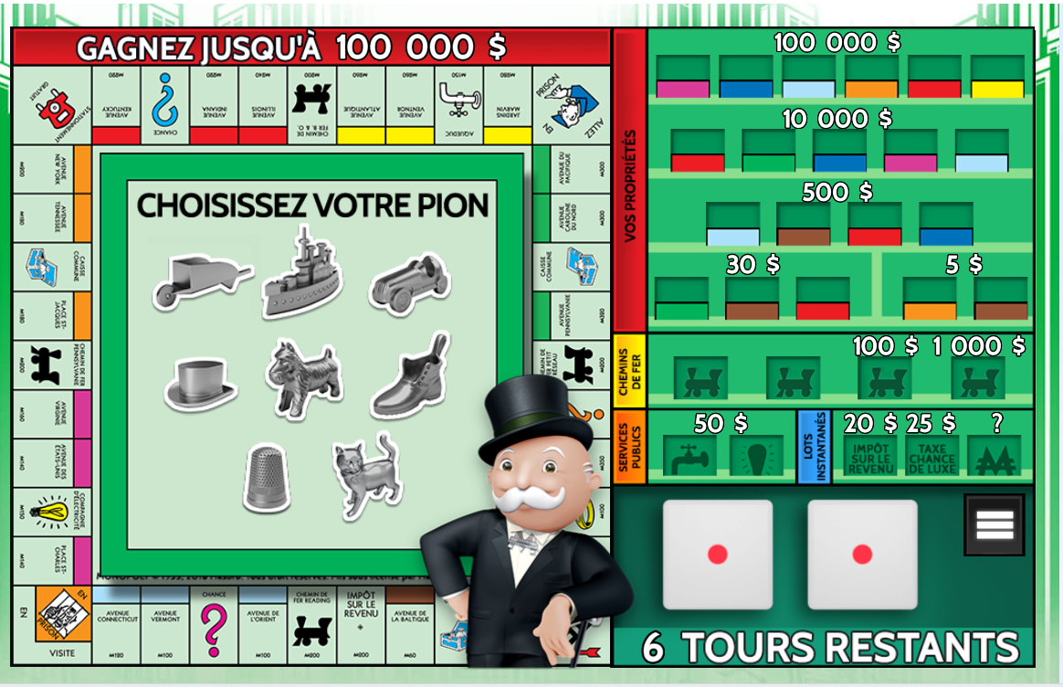 Monopoly Jeux de hasard en ligne au Canada atlantique ALC